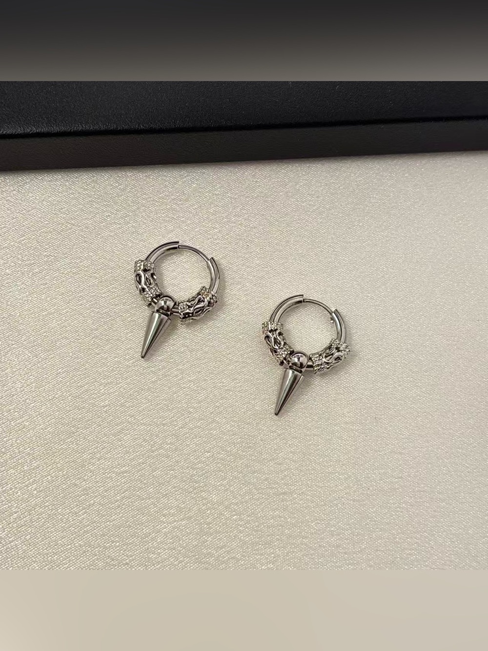 Spike Dangle Drop Earrings for Men Women Streetwear Hip Hop Punk Unisex Style
